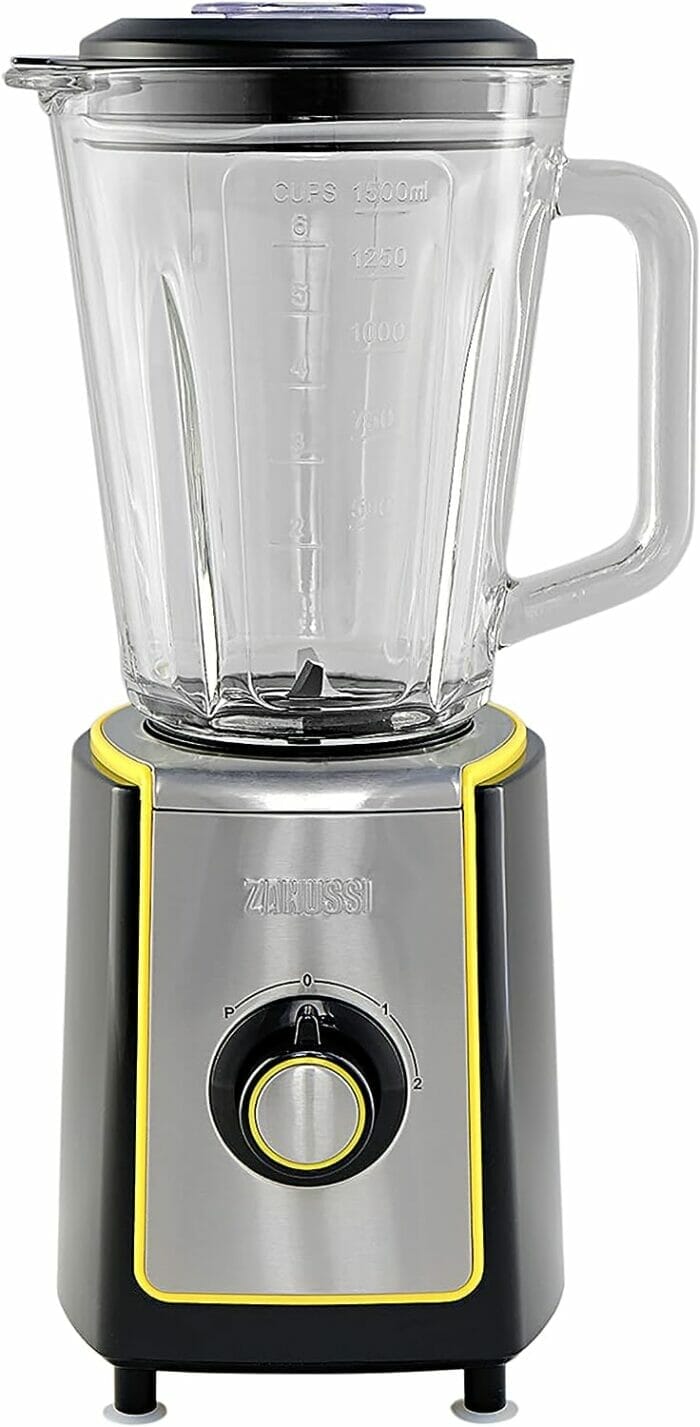Product Name: Zanussi ZBL-920-RD Food Blender 600W Highlights: Versatile: Creates delicious smoothies and shakes, blends soup and sauces. 2 speed control with pulse: Provides more control to crush soft and firm ingredients and get the perfect blend every time. Durable stainless steel blades: Cuts through firm ingredients, is long-lasting long, and detaches for an easier, safer clean. Detachable blade assembly: Makes cleaning up easy and safe. Description: This stylish and functional blender from Zanussi is perfect for any kitchen. With its 2 speed settings and pulse function, you can easily create a variety of dishes, from smoothies and shakes to soups and sauces. The durable stainless steel blades are made to last, and the detachable blade assembly makes cleaning up a breeze.