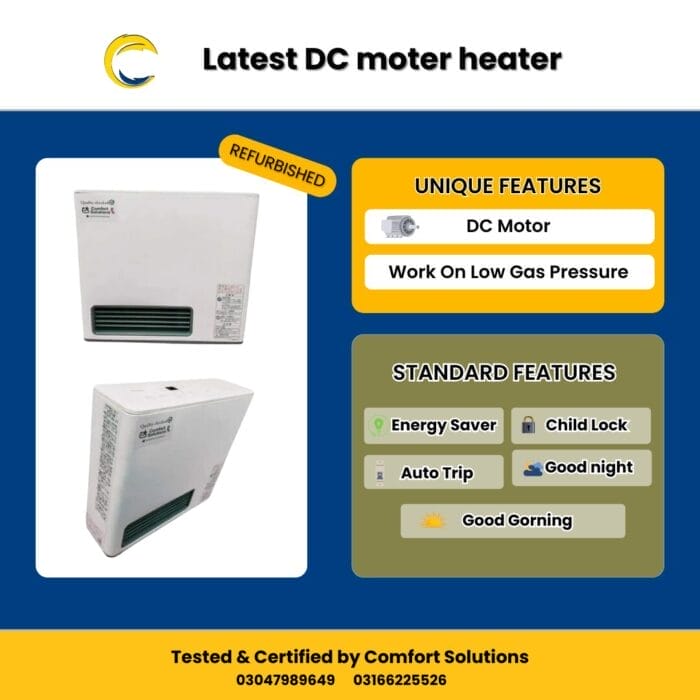 2.4KW Latest Japanese Electric Heaters 25000 BTU